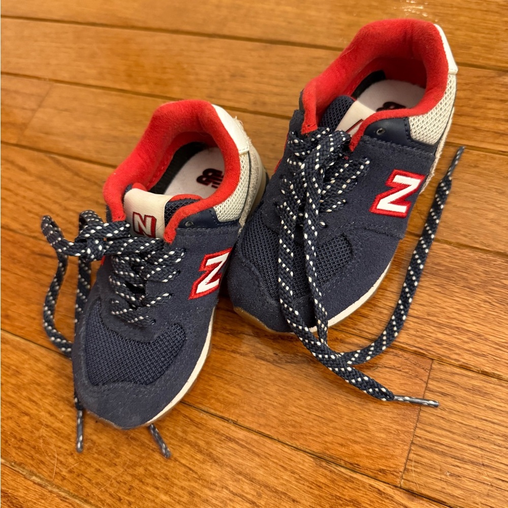 New Balance Blue and Red Athletic Sneakers - Like New